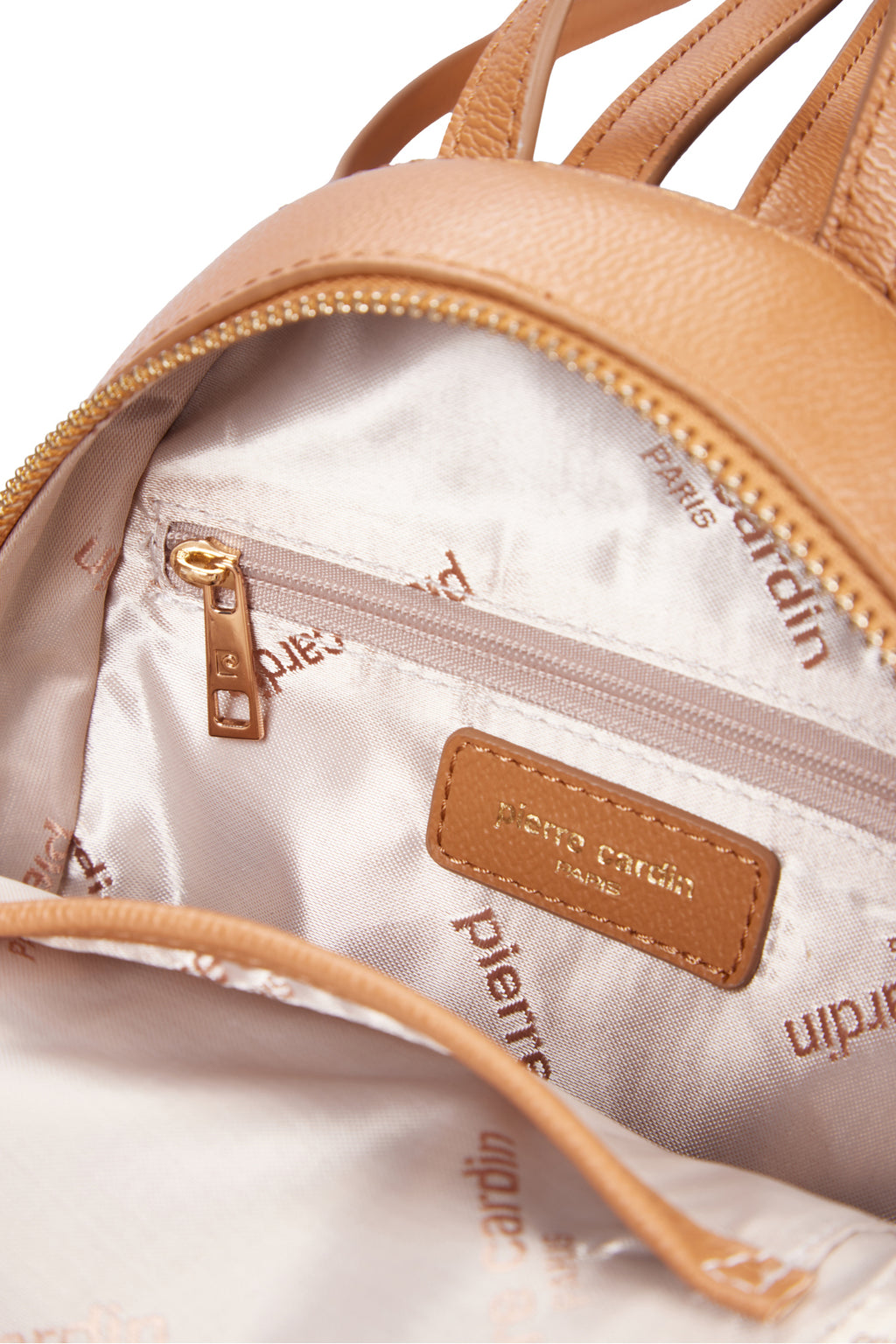 Kahverengi Ayarlanabilir Askılı Fermuar Kapamalı Detaylı İç Cepli Kadın Sırt Çantası 05PC25Y10308