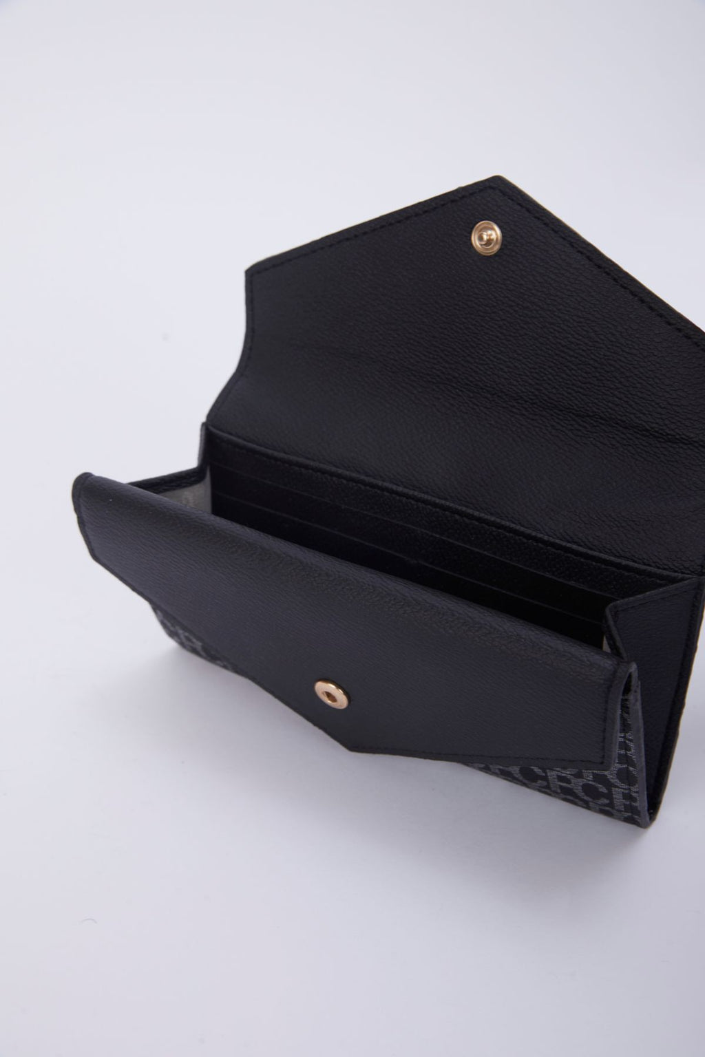 Küçük Alfabe Siyah Kadın Portföy & Clutch Çanta 06PO23K1419