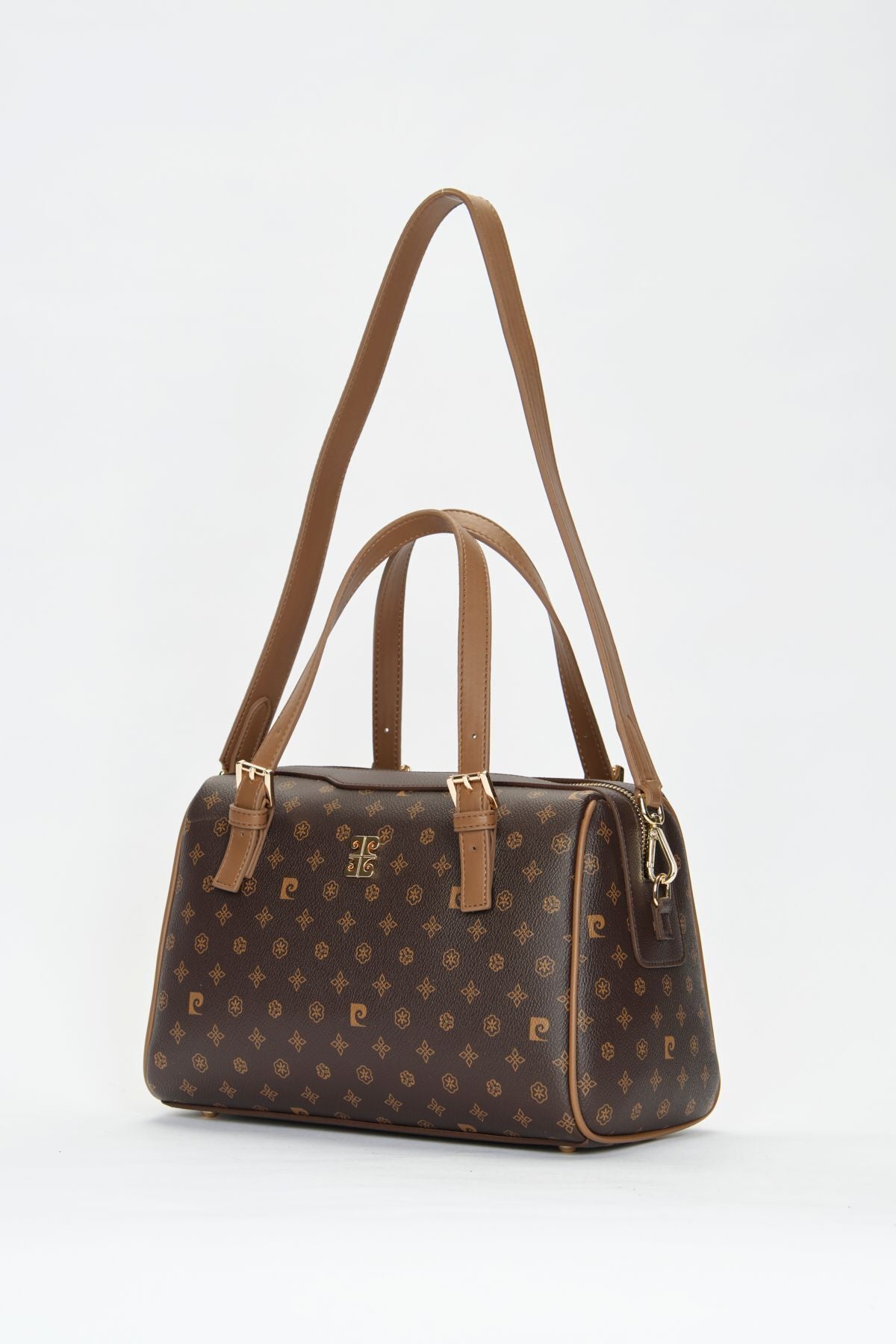 Kahve Monogram Kadın Omuz Çantası 05PO22Y1532