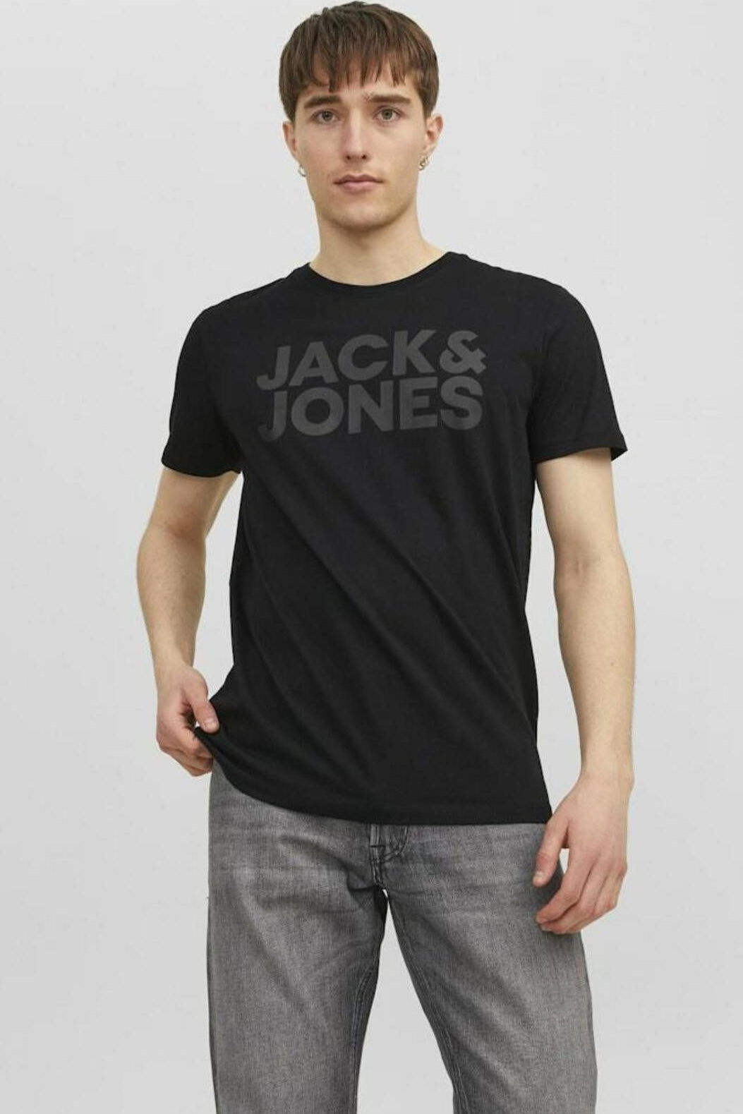 Jjecorp Logo Tee S Siyah - Siyah Erkek T-Shirt 12151955