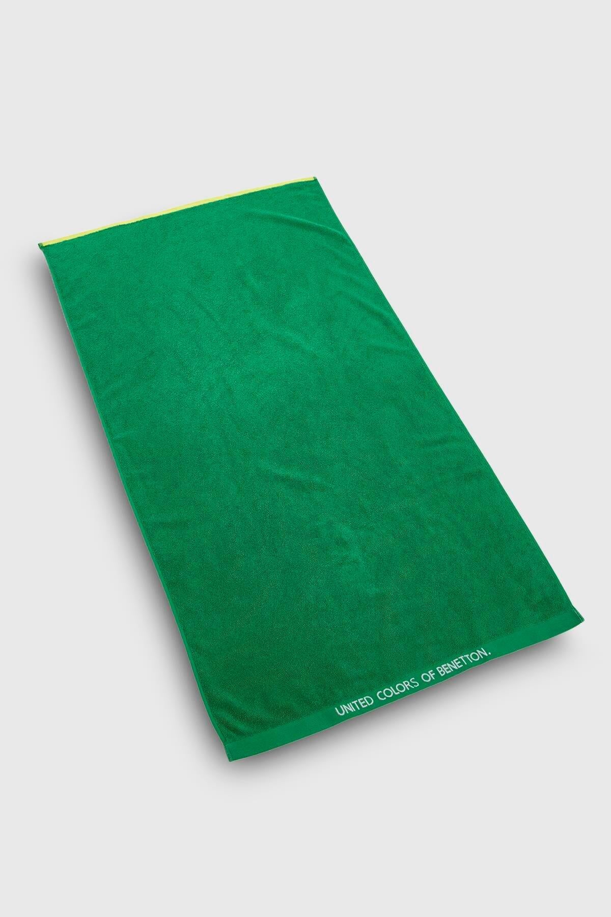 Be-2809-Gr %100 Pamuk Yeşil 70X140 Cm Banyo Havlusu