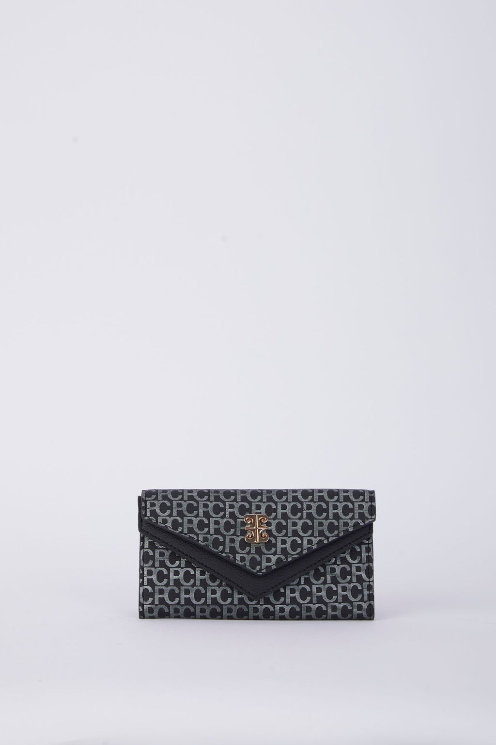 Küçük Alfabe Siyah Kadın Portföy & Clutch Çanta 06PO23K1419