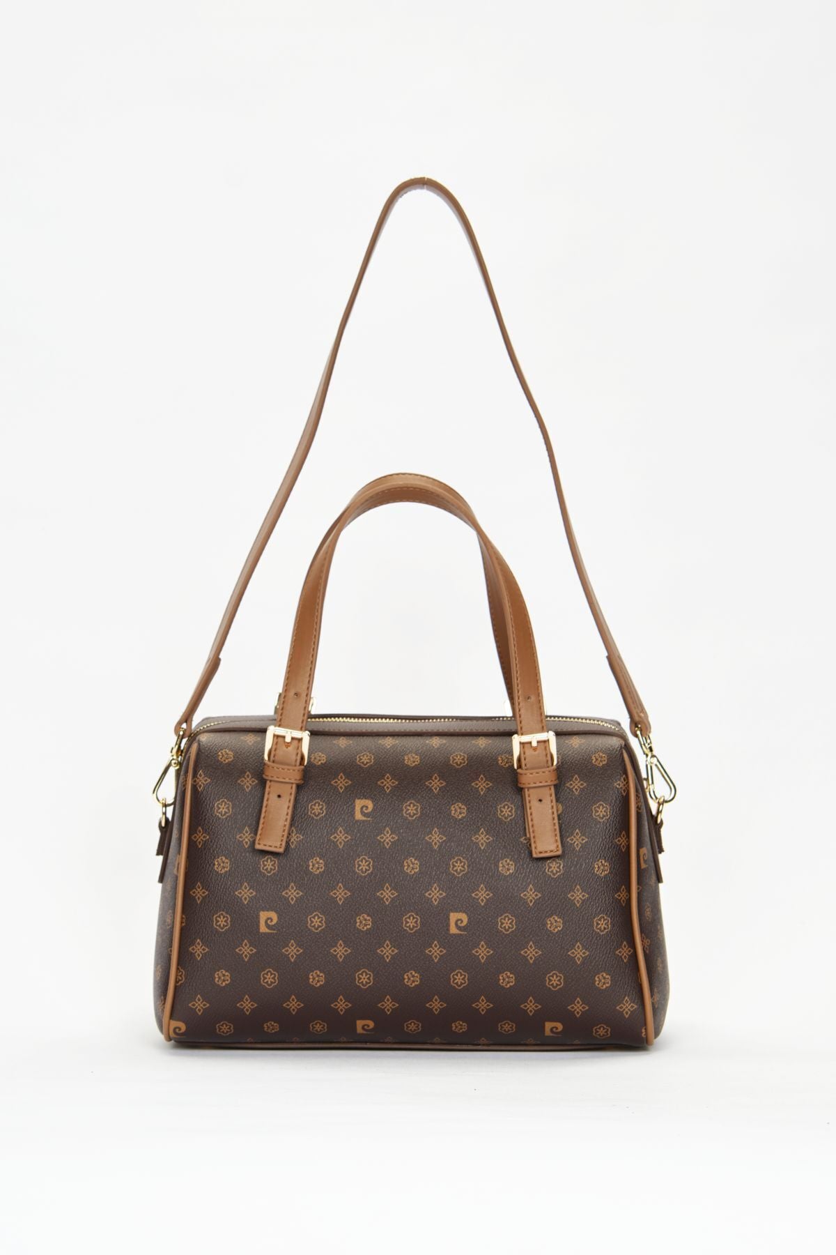 Kahve Monogram Kadın Omuz Çantası 05PO22Y1532