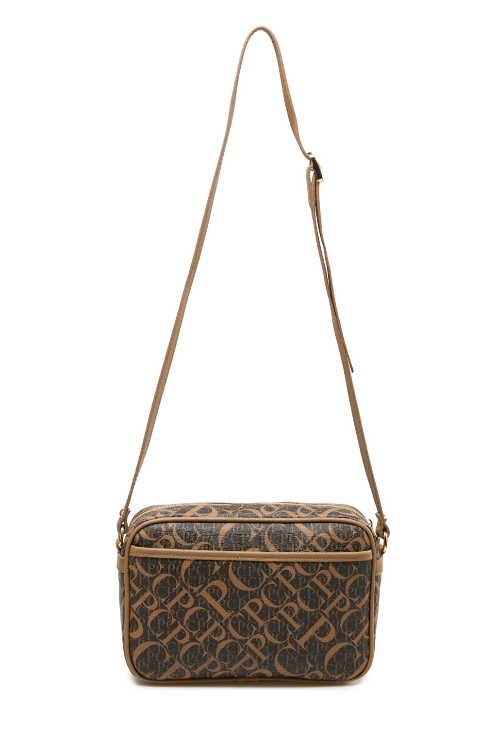 Monogram Kahve Kadın Çapraz Omuz Çantası 05PO25Y2514