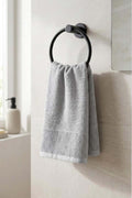 Be-0828-Gy %100 Pamuk Gri 50X90 Cm El Havlusu
