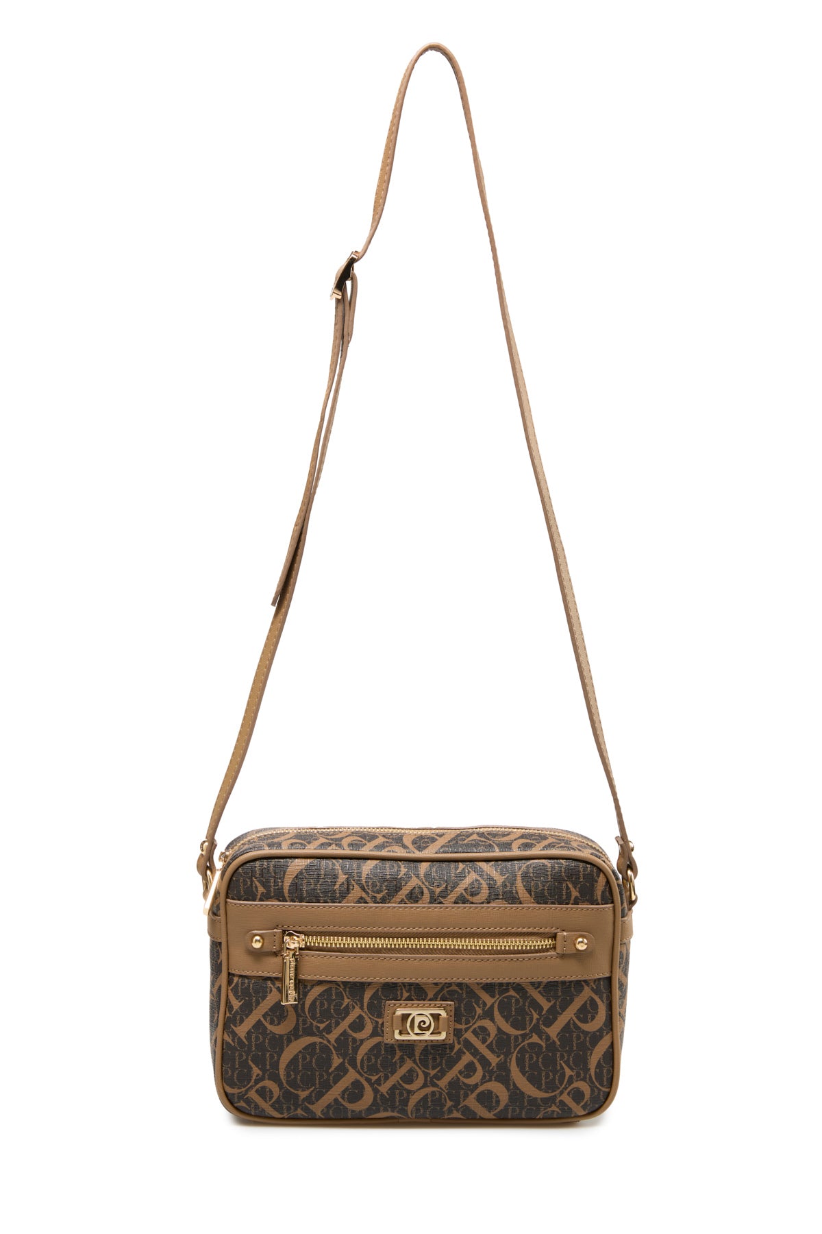 Monogram Kahve Kadın Çapraz Omuz Çantası 05PO25Y2514
