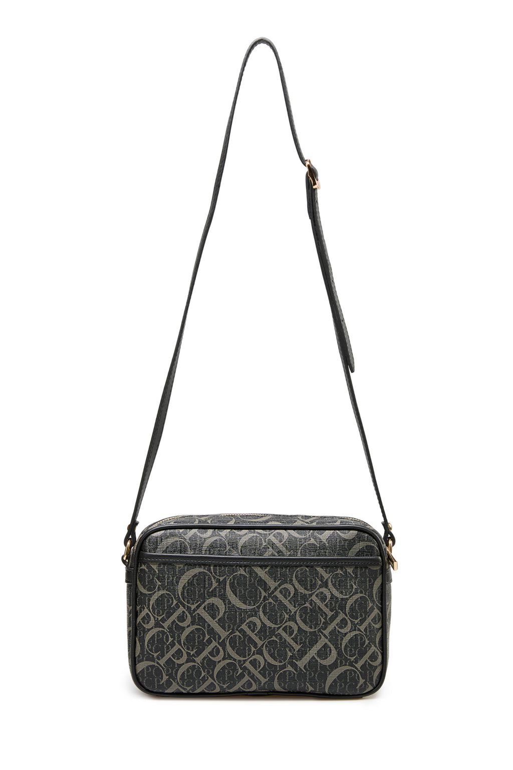 Monogram Siyah Kadın Çapraz Omuz Çantası 05PO25Y2514