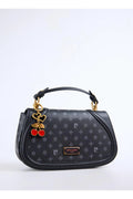 Limited Edition Siyah Monogram Çıtçıt Kapamalı Askılı Kadın Çapraz Omuz Çantası 05PC25K10347