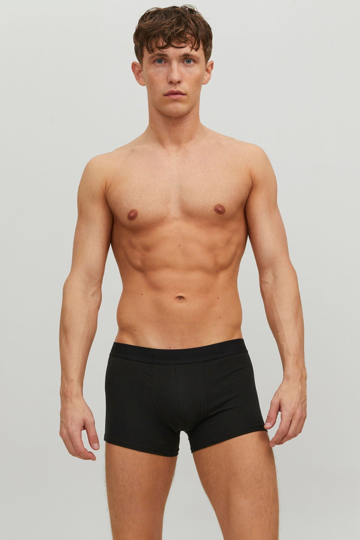 JACWAISTBAND TRUNKS 3 PAC Siyah Erkek Boxer 101069440