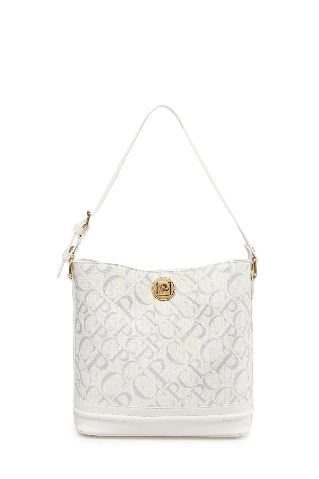 Monogram Beyaz Kadın Omuz Çantası 05PO25Y2511