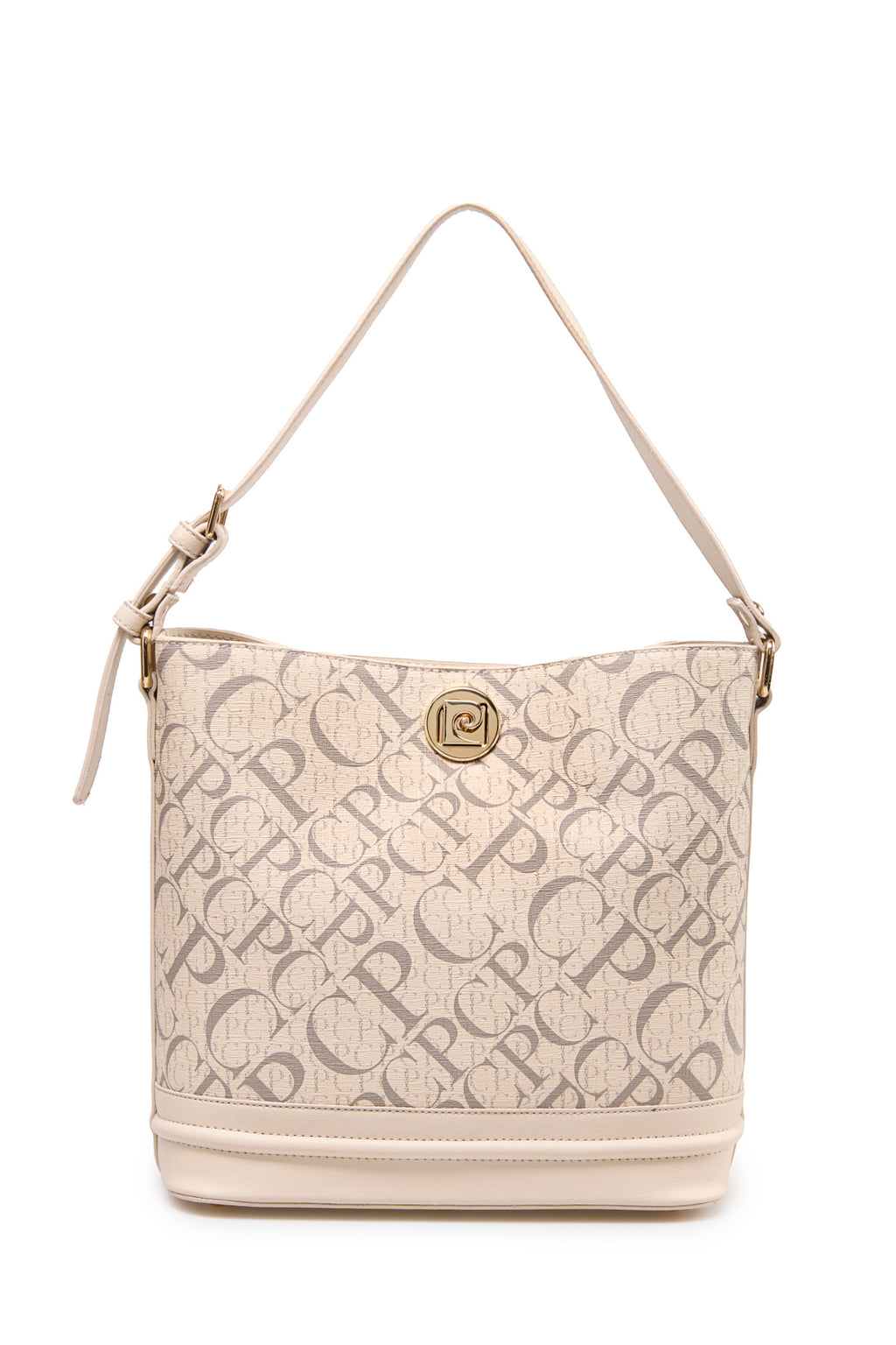 Monogram Bej Kadın Omuz Çantası 05PO25Y2511