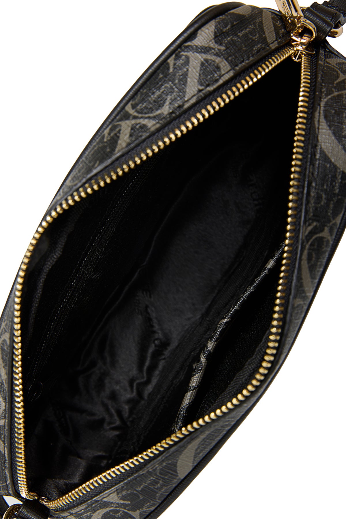 Monogram Siyah Kadın Çapraz Omuz Çantası 05PO25Y2514