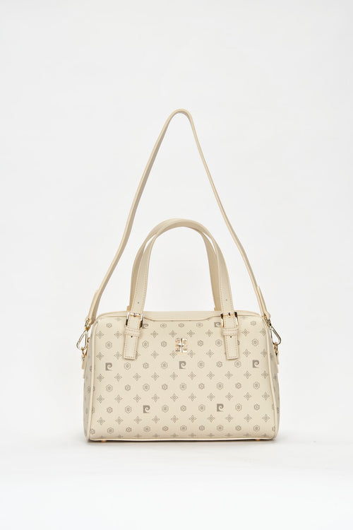 Bej Monogram Kadın Omuz Çantası 05PO22Y1532